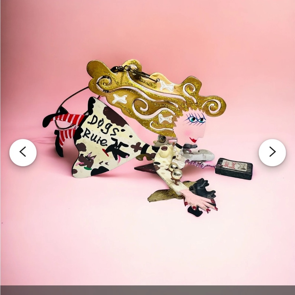 FANCIFUL FLIGHTS DOGS RULE ORNAMENT